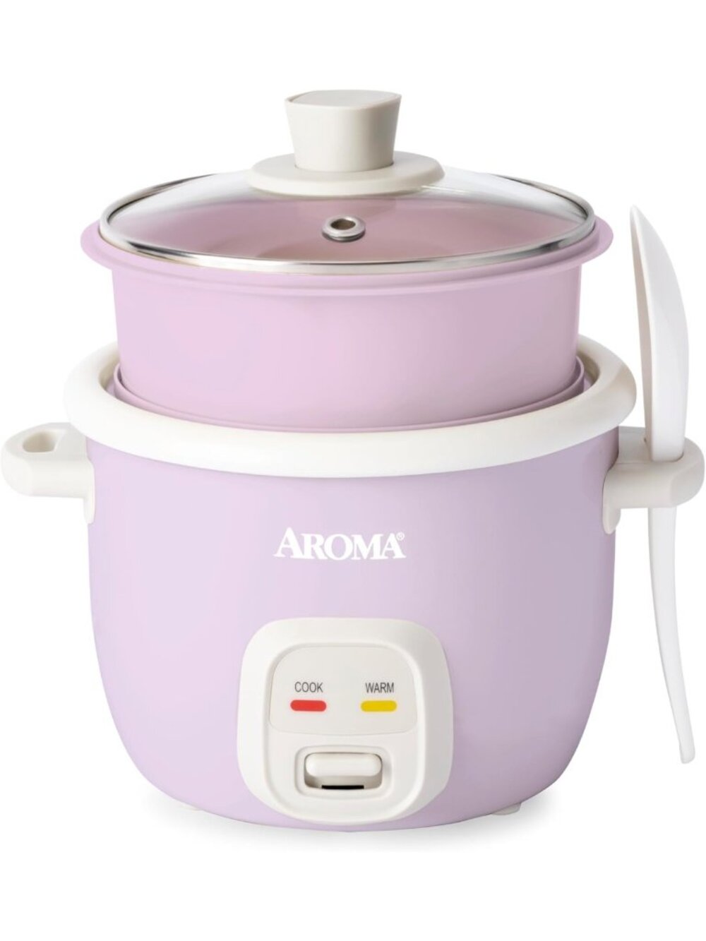 4-Cup Rice Cooker with Steaming Basket - Perfect for Quick Meals & Easy Cooking